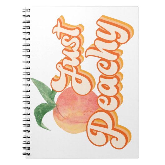 Carnet Juste Peachy (Devant)