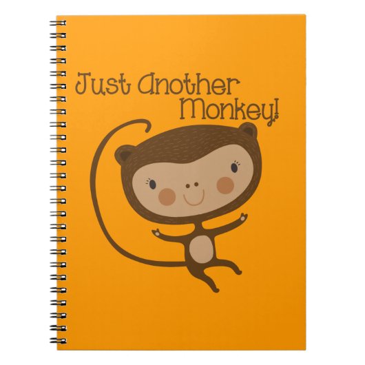 Carnet Juste un autre singe (Devant)