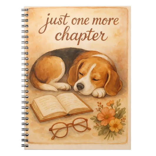 Carnet Juste un chapitre de plus (Devant)