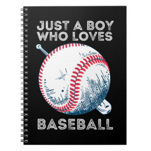 Carnet Juste un garçon qui aime baseball Batter baseball