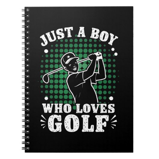 Carnet Juste un Garçon qui aime Golf Club Golfing (Devant)