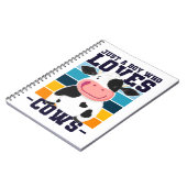 Carnet Juste Un Garçon Qui Aime Les Vaches (Côté gauche)
