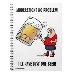 Carnet Juste un grand buveur de bière