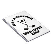 Carnet Juste un professeur qui aime le golf (Côté Droit)