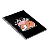 Carnet Juste un Shiba allongé bas : mignonne conception S (Côté Droit)