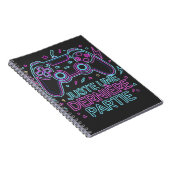 Carnet Juste Une Dernière Partie Gamer Notebook - Retro (Côté Droit)