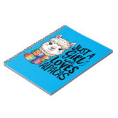 Carnet Juste une fille qui aime Alpacas (Côté gauche)