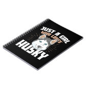 Carnet Juste Une Fille Qui Aime Husky (Côté gauche)