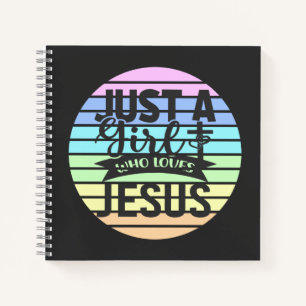 Carnet Juste une fille qui aime Jésus