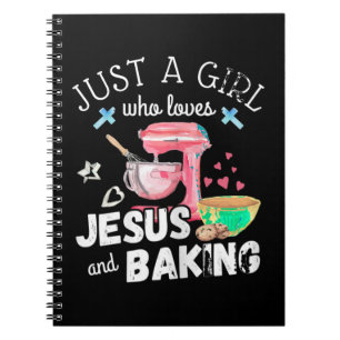 Carnet Juste Une Fille Qui Aime Jésus Et La Cuisson - Drô
