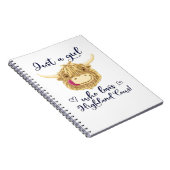 Carnet Juste Une Fille Qui Aime La Classe Des Vaches Écos (Côté Droit)