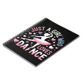 Carnet Juste une fille qui aime la danse (Côté gauche)