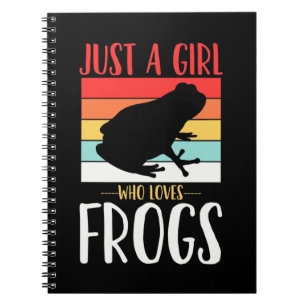 Carnet Juste une fille qui aime la grenouille
