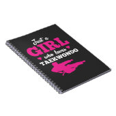 Carnet Juste une fille qui aime l'amant du Taekwondo le (Côté Droit)