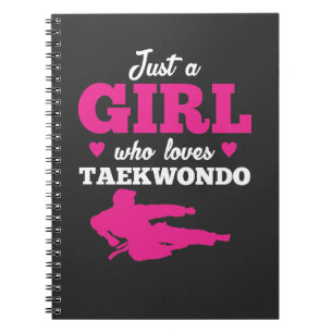 Carnet Juste une fille qui aime l'amant du Taekwondo le