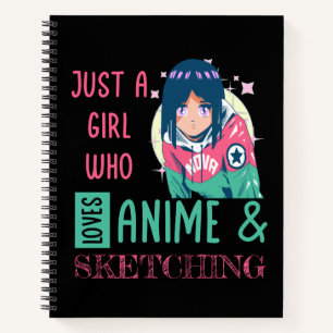 Carnet Juste une fille qui aime l'anime et le dessin