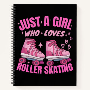 Carnet Juste Une Fille Qui Aime Le Patin À Roulettes