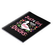 Carnet Juste une fille qui aime les canards (Côté gauche)