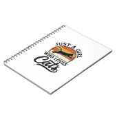 Carnet Juste une fille qui aime les chats Design de chat (Côté gauche)