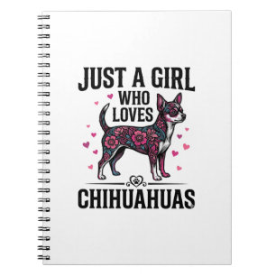 Carnet Juste Une Fille Qui Aime Les Chihuahuas Dessin De