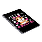 Carnet Juste Une Fille Qui Aime Les Cochons De Guinée (Côté Droit)