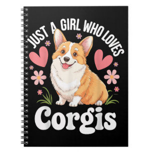 Carnet Juste une fille qui aime les Corgis