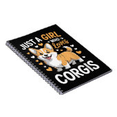 Carnet Juste Une Fille Qui Aime Les Corgis (Côté Droit)