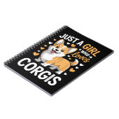 Carnet Juste Une Fille Qui Aime Les Corgis (Côté gauche)