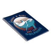 Carnet Juste Une Fille Qui Aime Les Dauphins (Côté Droit)
