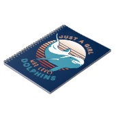 Carnet Juste Une Fille Qui Aime Les Dauphins (Côté gauche)