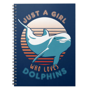 Carnet Juste Une Fille Qui Aime Les Dauphins