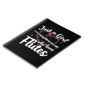 Carnet Juste Une Fille Qui Aime Les Flûtes (Côté gauche)
