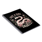 Carnet Juste une fille qui aime les serpents (Côté Droit)