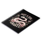 Carnet Juste une fille qui aime les serpents (Côté gauche)