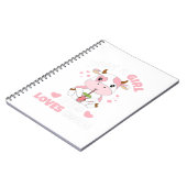 Carnet Juste Une Fille Qui Aime Les Vaches Mignonne Frais (Côté gauche)