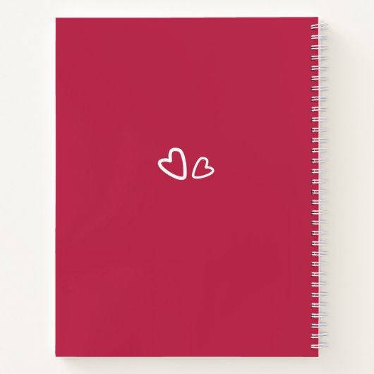 Carnet Juste une fille Triathlon Inspiration Script moder (Dos)