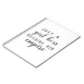 Carnet Juste une patronne qui construit son empire (Côté gauche)