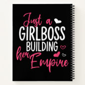 Carnet Juste une patronne qui construit son empire femmes (Dos)