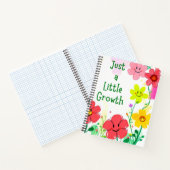 Carnet Juste une petite croissance - Floral (Intérieur)