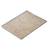 Carnet Jute Textile (Côté gauche)