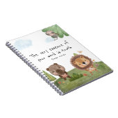 Carnet JW 2023 year text Psalm 119:160 safari kids (Côté Droit)