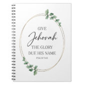 Carnet JW 2025 Année Mug texte avec Eucalyptus (Devant)