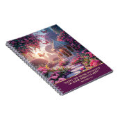 Carnet JW Gifts 2026 Year Text Matthew 5:3 Pink Spiral (Côté Droit)