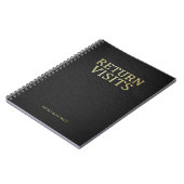 Carnet JW Return Visits Notes And Details Spiral (Côté gauche)