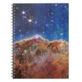 Carnet JWST James Webb Télescope Spatial Falaises cosmiqu (Devant)