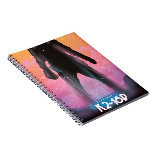 Carnet K2-18b exoplanète art spatial (Côté Droit)