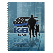 Carnet K-9 unité - chien policier - Malinois (Devant)