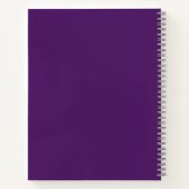 Carnet K - Monogramme de la lune (Dos)