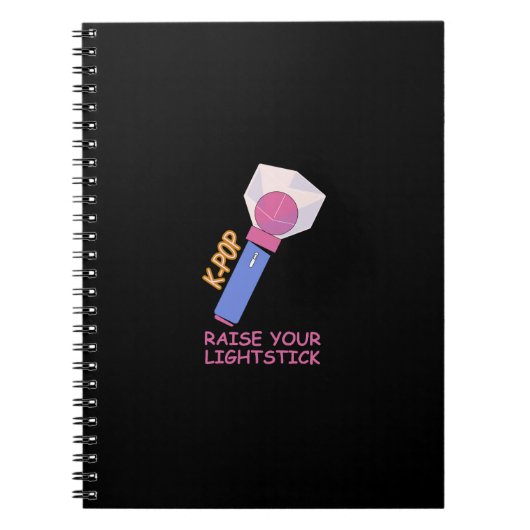 Carnet K-POP Levez votre lightstick (Devant)