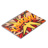 Carnet KA-POW Fun Retro Comic Book Pop art (Côté gauche)